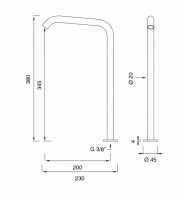 Поворотный излив Cea Design MILO360 MIL112 схема 2