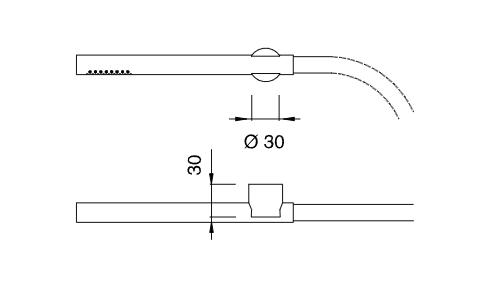 Держатель ручного душа Cea Design MILO360 нержавеющая сталь MIL91 ФОТО