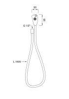 Ручная лейка Cea Design NEUTRA NEU32 без вывода воды схема 2