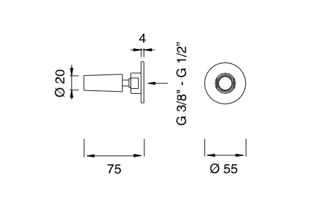 Регулируемый излив Cea Design NEUTRA настенный NEU34 ФОТО