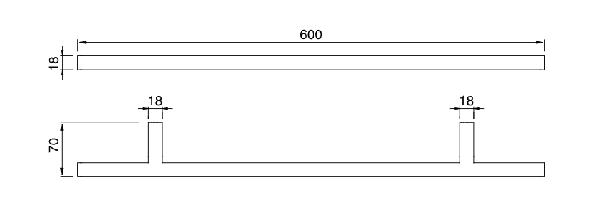 Полотенцедержатель Cea Design OPUS нержавеющая сталь OPS103 ФОТО