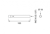 Регулируемый излив Cea Design OPUS OPS43 настенный схема 2