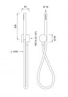 Настенный душевой гарнитур Cea Design OPUS OPS60 схема 2