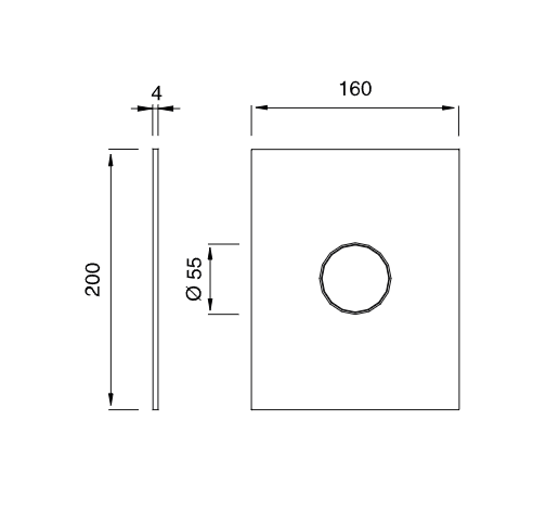 Кнопка для инсталляции унитаза Cea Design HYDROPLATE PLA10 ФОТО