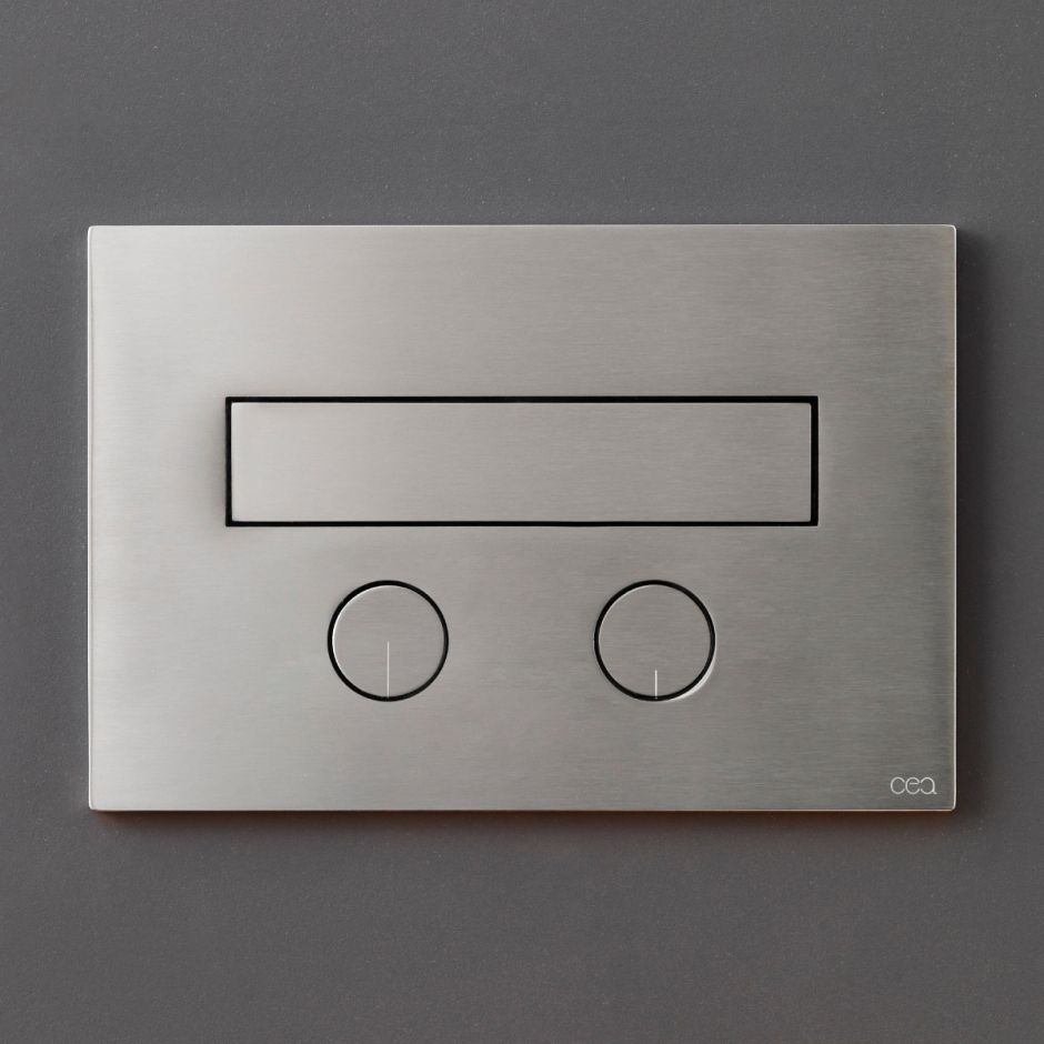 Изображение Кнопка для инсталляции унитаза Cea Design HYDROPLATE нержавеющая сталь PLA14