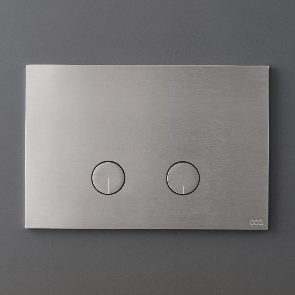 Кнопка для инсталляции унитаза Cea Design HYDROPLATE стальная PLA17
