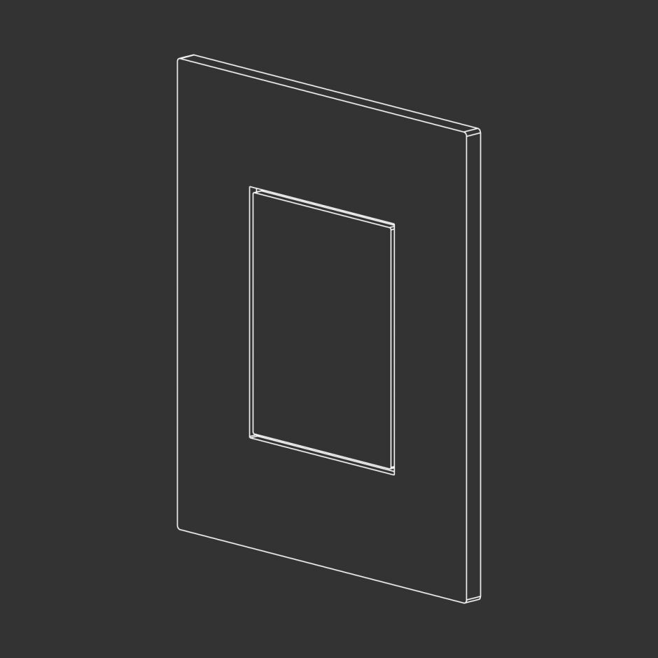 Изображение Кнопка для инсталляции унитаза Cea Design HYDROPLATE нержавеющая сталь PLA25