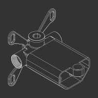 Встраиваемая часть Cea Design PWF PWFD схема 1