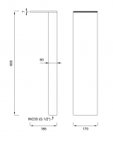 Напольный излив Cea Design REGOLO REG44 схема 2