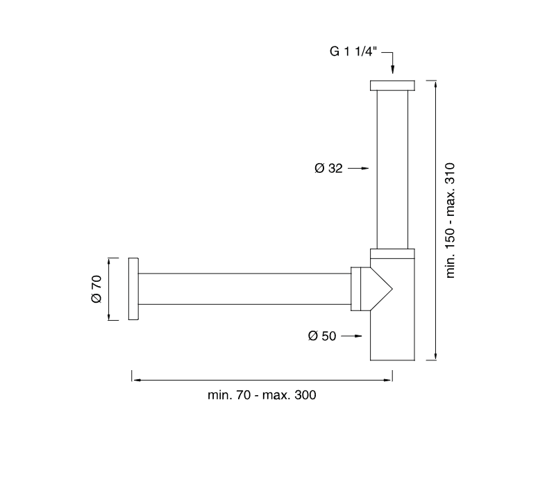 Сифон Cea Design SIF для раковины SIF01 ФОТО