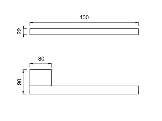 Полотенцедержатель Cea Design SIXTY нержавеющая сталь SIX103 схема 2 Полотенцедержатель Cea Design SIXTY нержавеющая сталь SIX103 схема 2