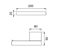 Держатель для туалетной бумаги Cea Design SIXTY нержавеющая сталь SIX107 схема 2