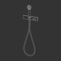 Настенный смеситель для ванны Cea Design SIXTY прогрессивный, с ручной лейкой, нержавеющая сталь SIX41 схема 1 Настенный смеситель для ванны Cea Design SIXTY прогрессивный, с ручной лейкой, нержавеющая сталь SIX41 схема 1