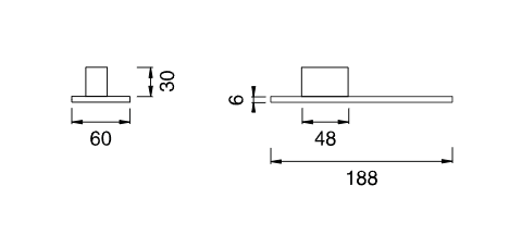 Настольный смеситель Cea Design SIXTY прогрессивный, нержавеющая сталь SIX48 схема 2 Настольный смеситель Cea Design SIXTY прогрессивный, нержавеющая сталь SIX48 схема 2