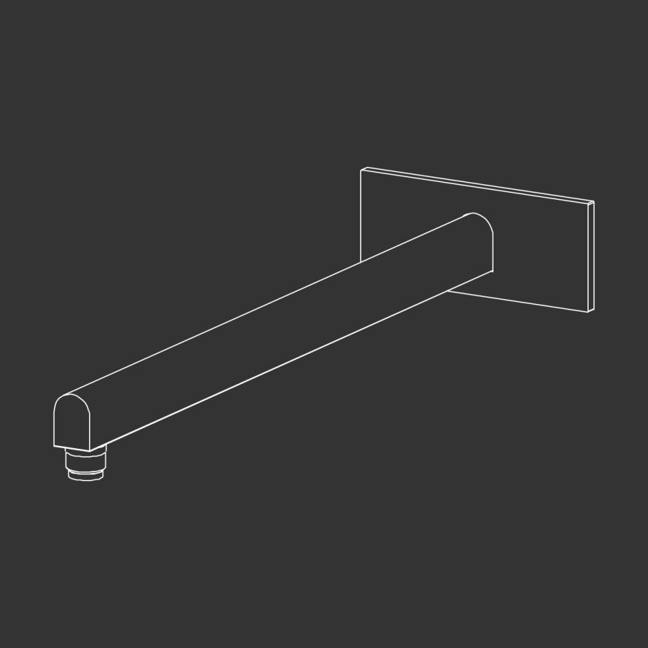 Настенный излив Cea Design SIXTY нержавеющая сталь SIX61