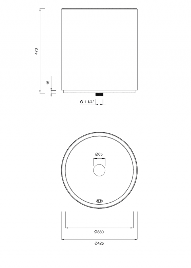 Металлическая раковина накладная Cea Design WASHBASINS WBN03 ФОТО