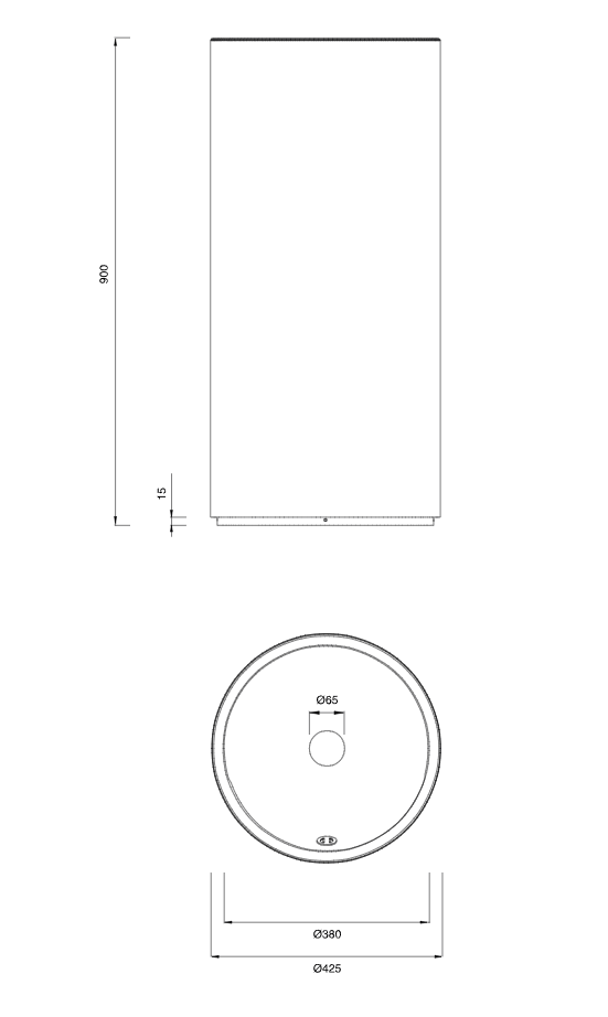 Раковина напольная Cea Design WASHBASINS нержавеющая сталь WBN04 ФОТО