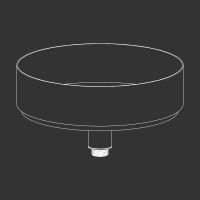 Раковина накладная Cea Design WASHBASINS нержавеющая сталь WBN06 схема 1 Раковина накладная Cea Design WASHBASINS нержавеющая сталь WBN06 схема 1