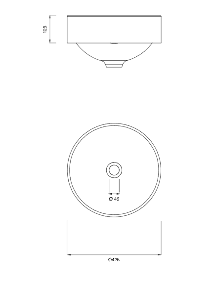 Раковина накладная Cea Design WASHBASINS WBN10 ФОТО