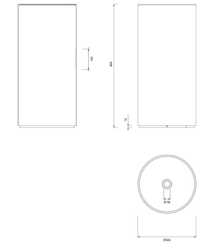 Раковина Cea Design WASHBASINS WBN13 напольная ФОТО