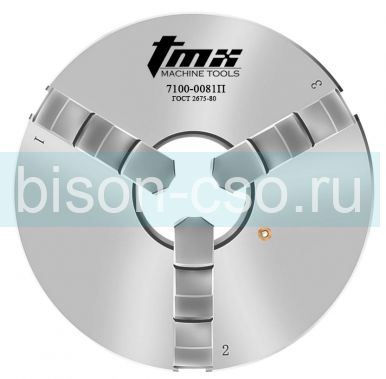 Трехкулачковый токарный патрон 7100-0081П TMX ф250 мм
