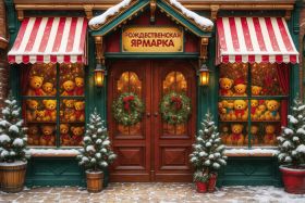 Фон стена "New year wall №35"