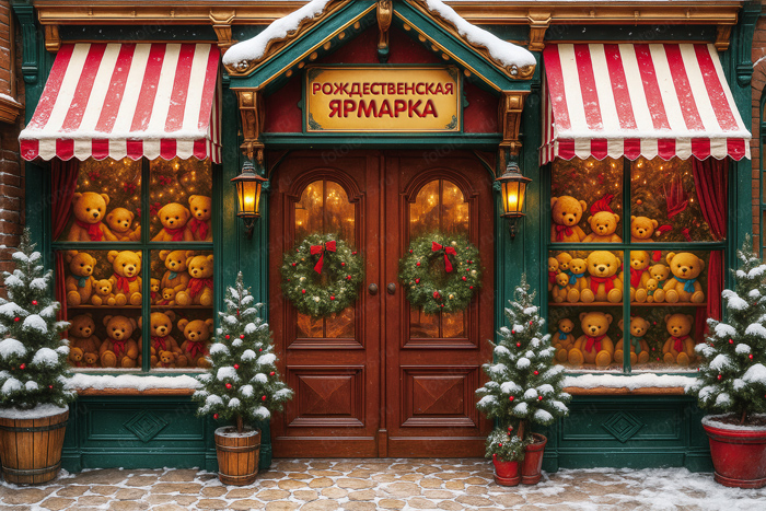 Фон стена "New year wall №35"