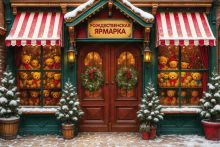 Фон стена "New year wall №35"