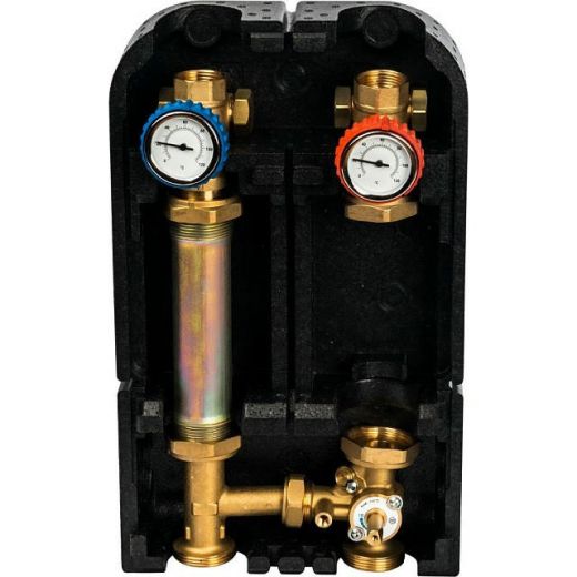 Насосная группа с 3-х ходовым приводным смесителем 1 без насоса STOUT SDG-0007-002501