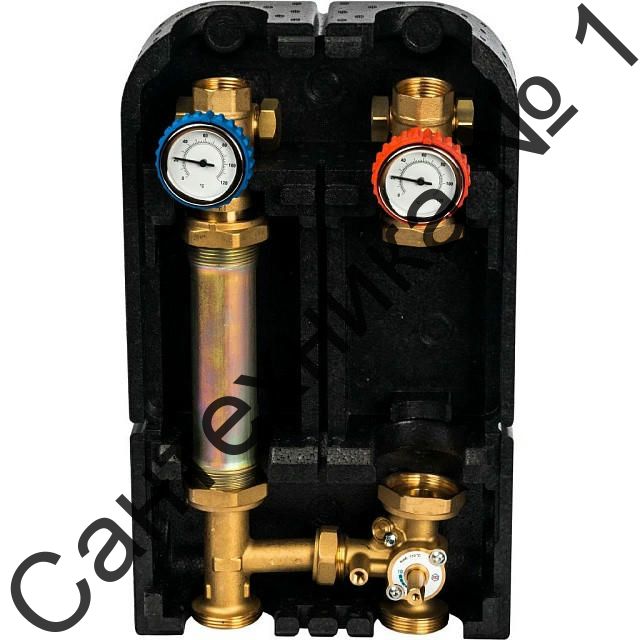 Насосная группа с 3-х ходовым приводным смесителем 1 без насоса STOUT SDG-0007-002501