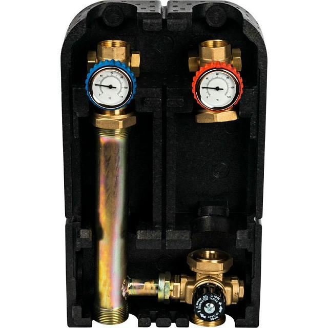 Насосная группа с термостатическим смесительным клапаном 1 без насоса STOUT