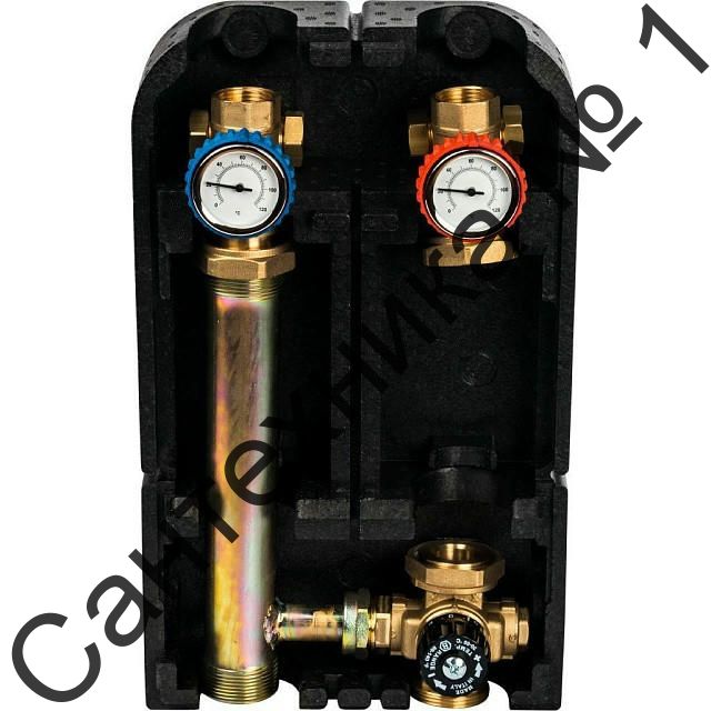 Насосная группа с термостатическим смесительным клапаном 1 без насоса STOUT