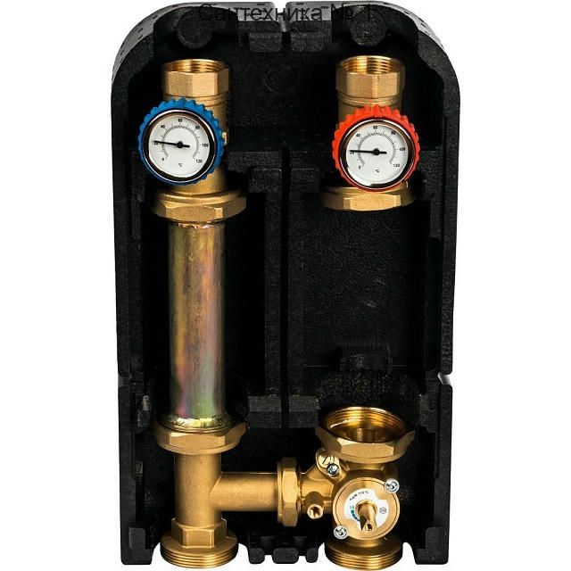 Насосная группа с 3-х ходовым приводным смесителем 1 1/4 без насоса DN 32 STOUT