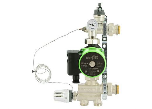 Насосно-смесительная группа SOLOMIX 1" с насосом ECP 25/60 130 Uni-fitt