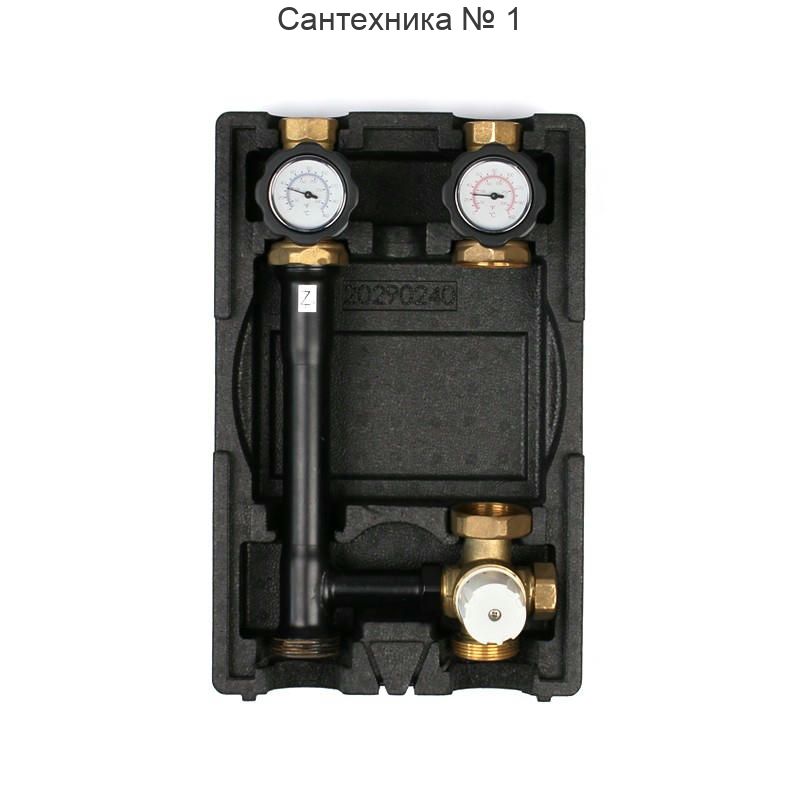 Насосная группа DN 25 без насоса, со смесителем, с термостатическим клапаном 25-55°C ELSEN