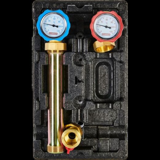 Насосная группа с прямым контуром без насоса 1" ROMMER