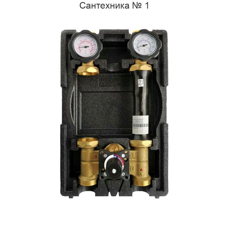 Насосная группа DN 25, без насоса, со смесителем, без сервопривода, с возможностью изменения подающей и обратной линии ELSEN