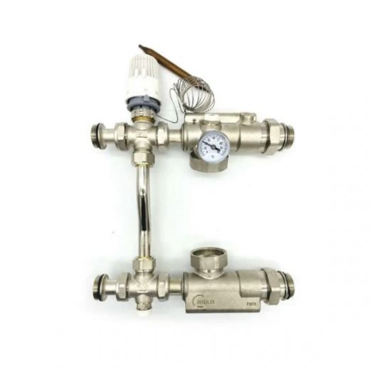 Насосно-смесительный узел теплого пола без насоса 130 TIM