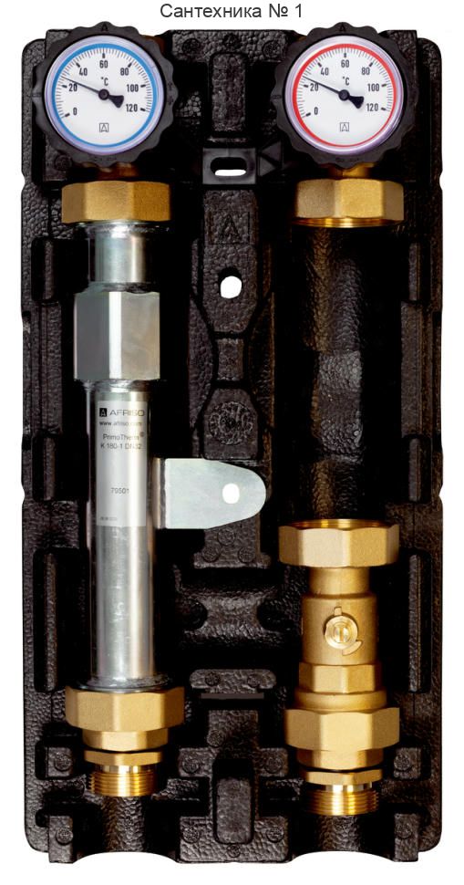 Насосная группа без смесителя PrimoTherm K 180-1, Ду 32 без насоса Afriso