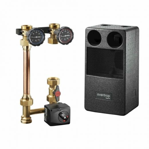 Насосная группа Regumat M3-180 DN 25 с шаровым краном и 3-х ходовым и сервомотором, без насоса Oventrop