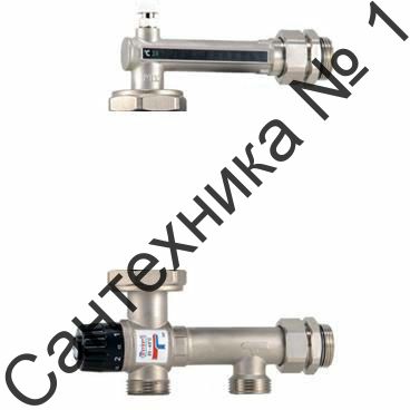 Насосно-смесительный узел с термостатическим клапаном 20-43°C без насоса STOUT