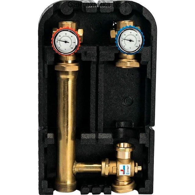 Насосная группа для твердотопливных котлов 1 без насоса STOUT