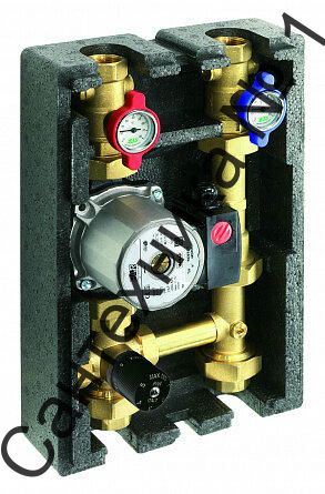 Группа быстрого монтажа 1" со смесительным узлом без насоса в теплоизоляции FAR