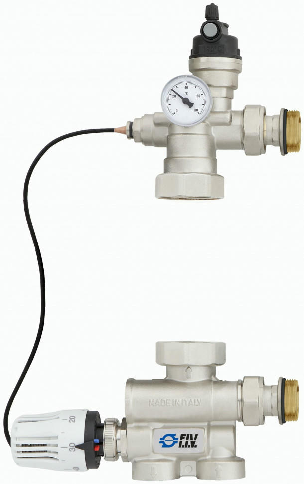 Узел смесительный без насоса 1" межосевое 210 мм FIV