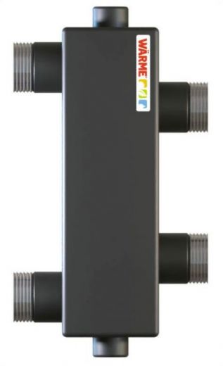 Гидрострелка WGR80B с отводами под воздушный клапан и грязевик Warme