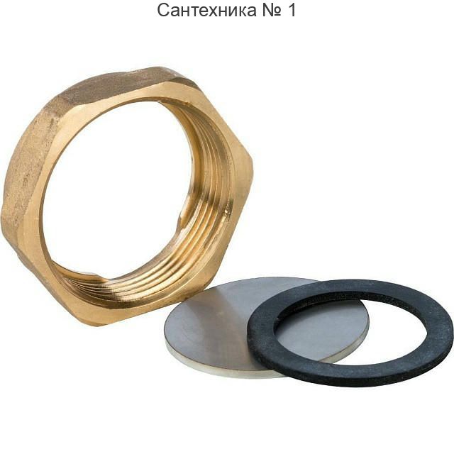 Заглушка с плоскими уплотнениями G 1 1/2 F STOUT