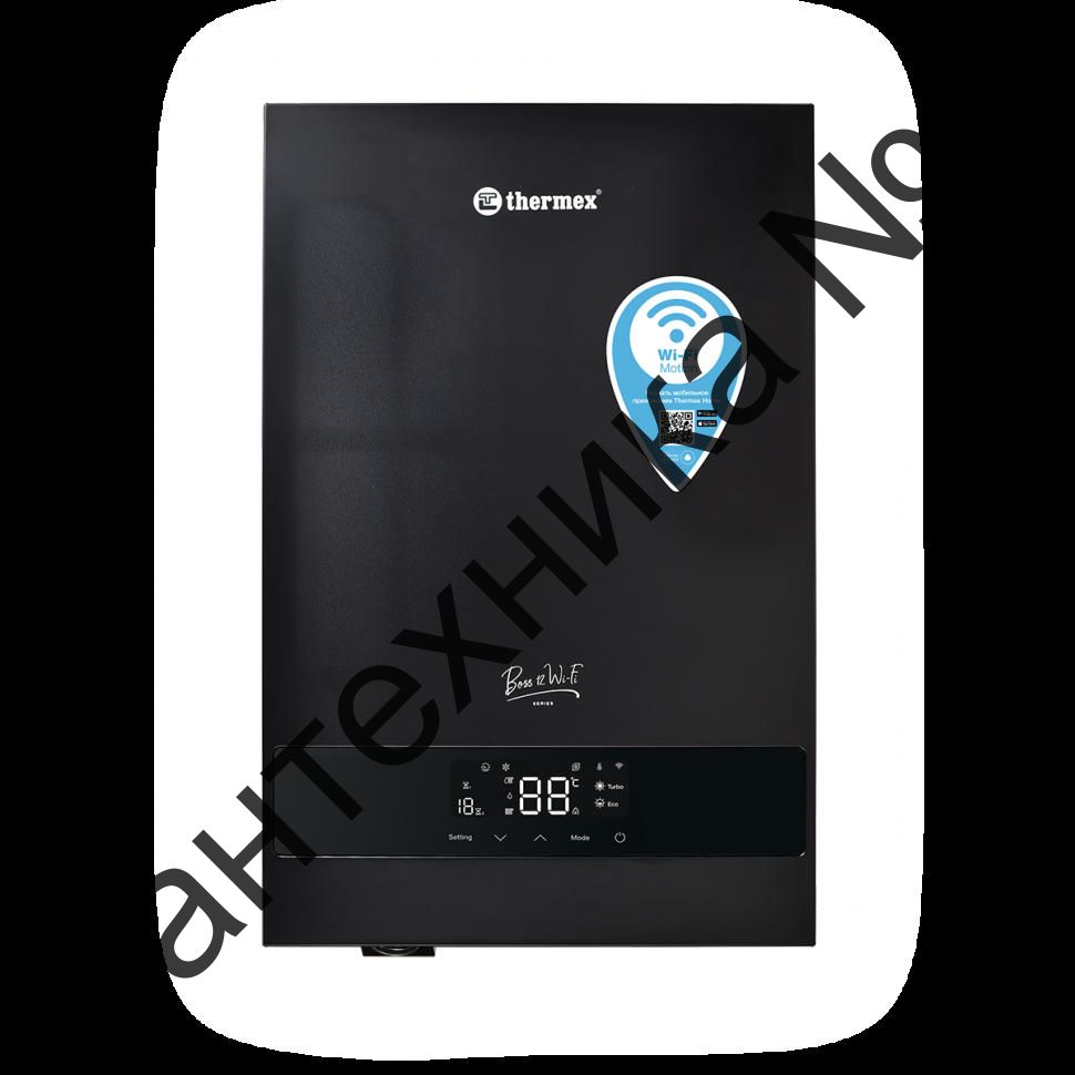 Котел электрический Boss 12 Wi-Fi Black, настенный Thermex