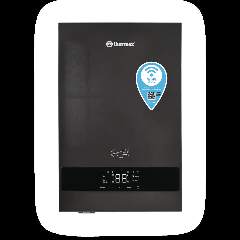 Котел электрический Sonne 12 Wi-Fi Grey, настенный Thermex