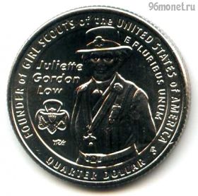 США 25 центов 2025 D