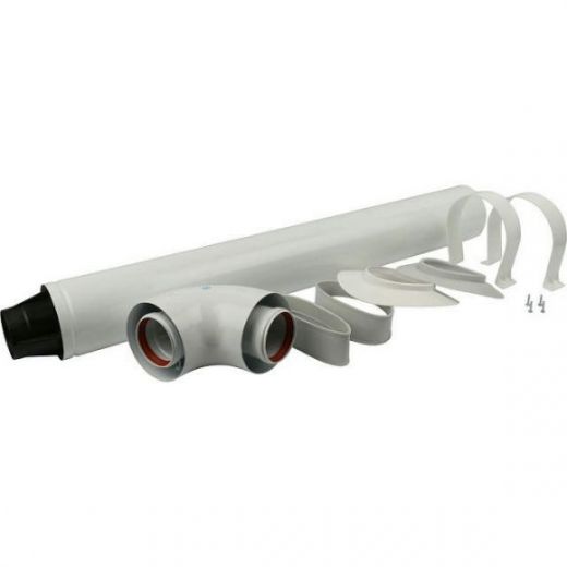 Комплект коаксиальный для прохода через стену (совместимый с котлами Baхi и Viessmann) 60/100 850 мм STOUT